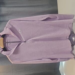 Under Armour 1/4 Zip Long Sleeve Top, Heatgear, Size XL, Loose Fit, Lavender